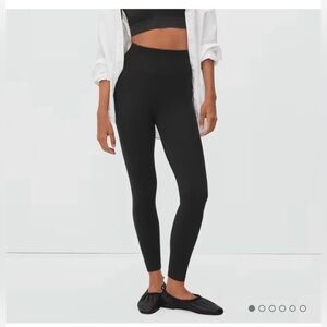 EVERLANE The Seamless Perform Black Legging Size S